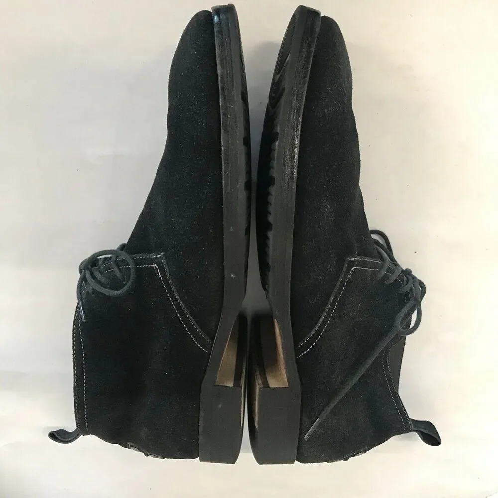 Gordon Rush Sydney Black Suede Leather Ankle Lace Up Chukka‎ Boots Men’s Size 8